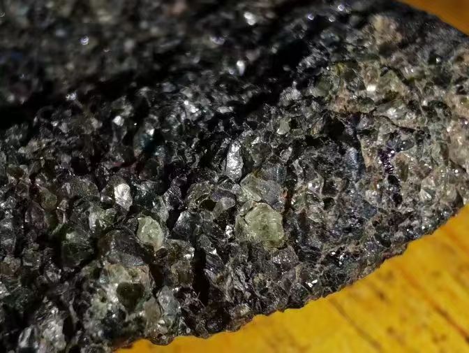 olivine formed at Ancient crater